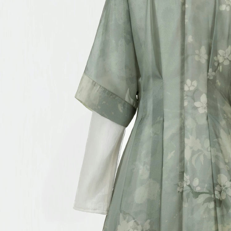 Women Spring Long Fashionable Hanfu Dress with Swallow Motifs 