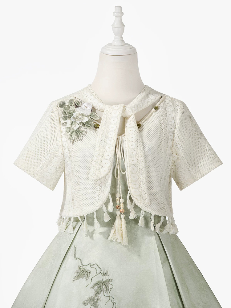 Women Summer Hanfu Casual Slip Dress Cute Fashionable Style