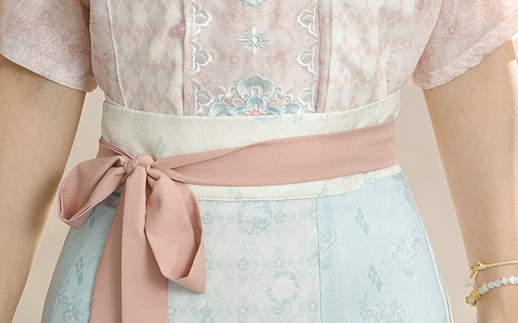 Women Summer Song Dynasty-Style Hanfu Casual Round-Neck Top