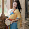Women-Tang-Dynasty-Inspired-Casual-Hanfu-Dunhuang-Style-Pants-Set-2 Women Tang Dynasty-Inspired Casual Hanfu Dunhuang-Style Pants Set
