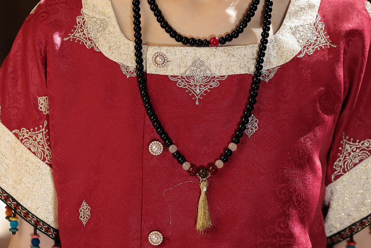 Dunhuang Hanfu for Women Unique Red Set with Han-Style Elements