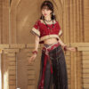 Dunhuang-Hanfu-for-Women-Unique-Red-Set-with-Han-Style-Elements-4 Dunhuang Hanfu for Women Unique Red Set with Han-Style Elements