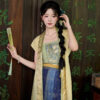 Summer Women Hanfu in Song Dynasty Style with Short Sleeve Design
