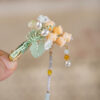 Traditional-Chinese-Style-Hanfu-Headpiece-Lily-of-the-Valley-Tassel-Hair-Clip-Buyao-Side-Clip-Traditional-Costume-Accessory-3 Traditional Chinese-Style Hanfu Headpiece Lily of the Valley Tassel Hair Clip Buyao Side Clip Traditional Costume Accessory