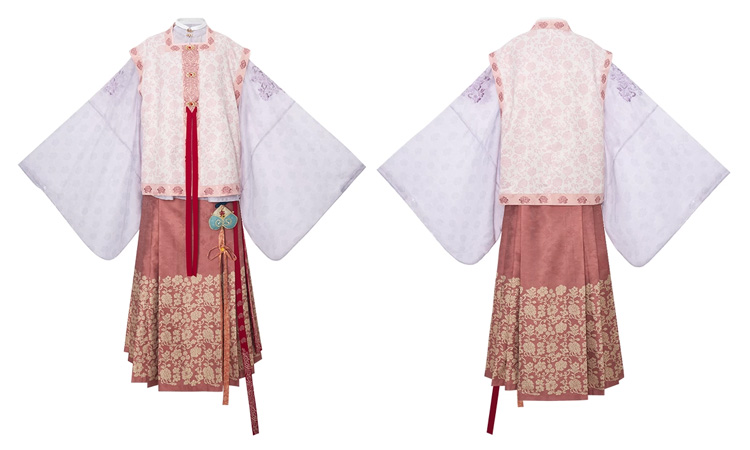 Traditional Luxury Women Ming Dynasty Hanfu Mamian QunFeatured in the Cdrama The Heir 