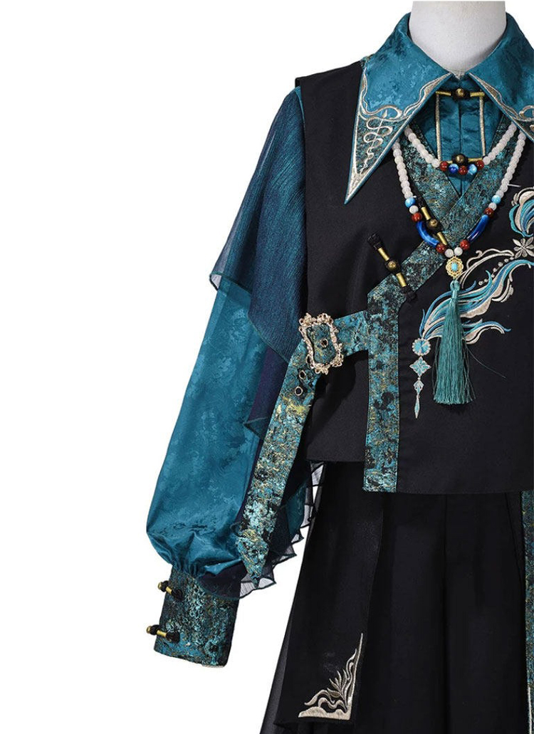 Women Fashionable Hanfu Martial Arts-Style Casual Loose Set