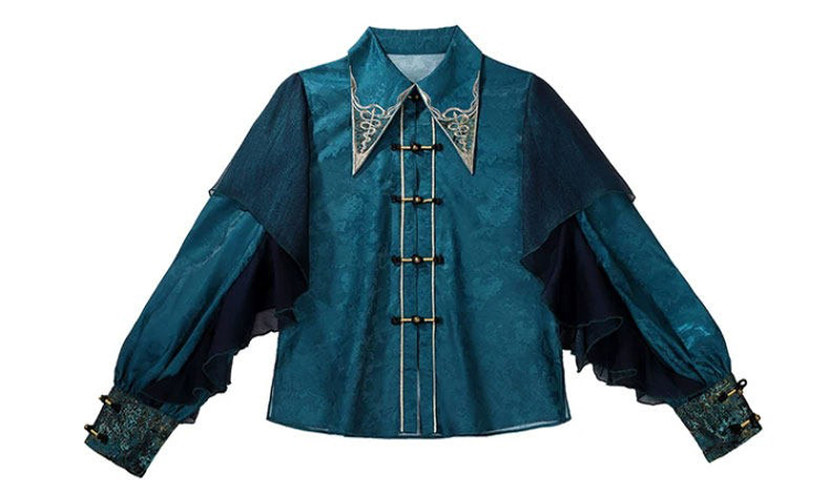 Women Fashionable Hanfu Martial Arts-Style Casual Loose Set