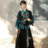 Women-Fashionable-Hanfu-Martial-Arts-Style-Casual-Loose-Set-3 Women Fashionable Hanfu Martial Arts-Style Casual Loose Set