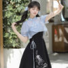 Women-Fashionable-Summer-Hanfu-Set-Jellyfish-Dress-2 Women Fashionable Summer Hanfu Set Jellyfish Dress