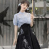 Women-Fashionable-Summer-Hanfu-Set-Jellyfish-Dress-3 Women Fashionable Summer Hanfu Set Jellyfish Dress