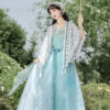 Women-Qiyao-Ruqun-Hanfu-Set-for-Everyday-Summer-Wear-with-Dragonfly-Theme-1 Dragonfly Breeze