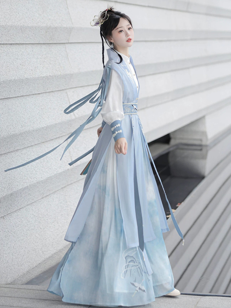 Women Ruqun Spring Traditional Costume Wuxia Style