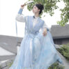 Women-Ruqun-Spring-Traditional-Costume-Wuxia-Style-2 Women Ruqun Spring Traditional Costume Wuxia Style