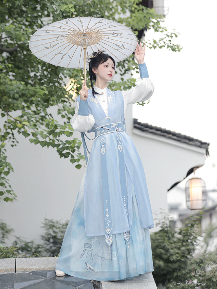 Women Ruqun Spring Traditional Costume Wuxia Style