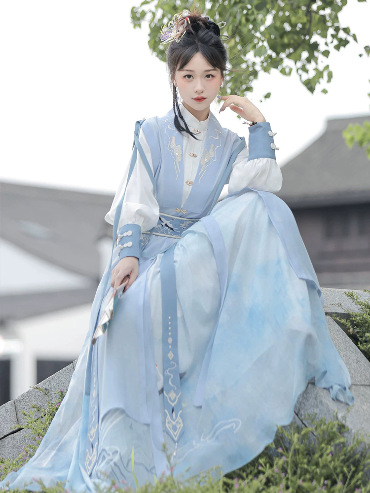 Women Ruqun Spring Traditional Costume Wuxia Style