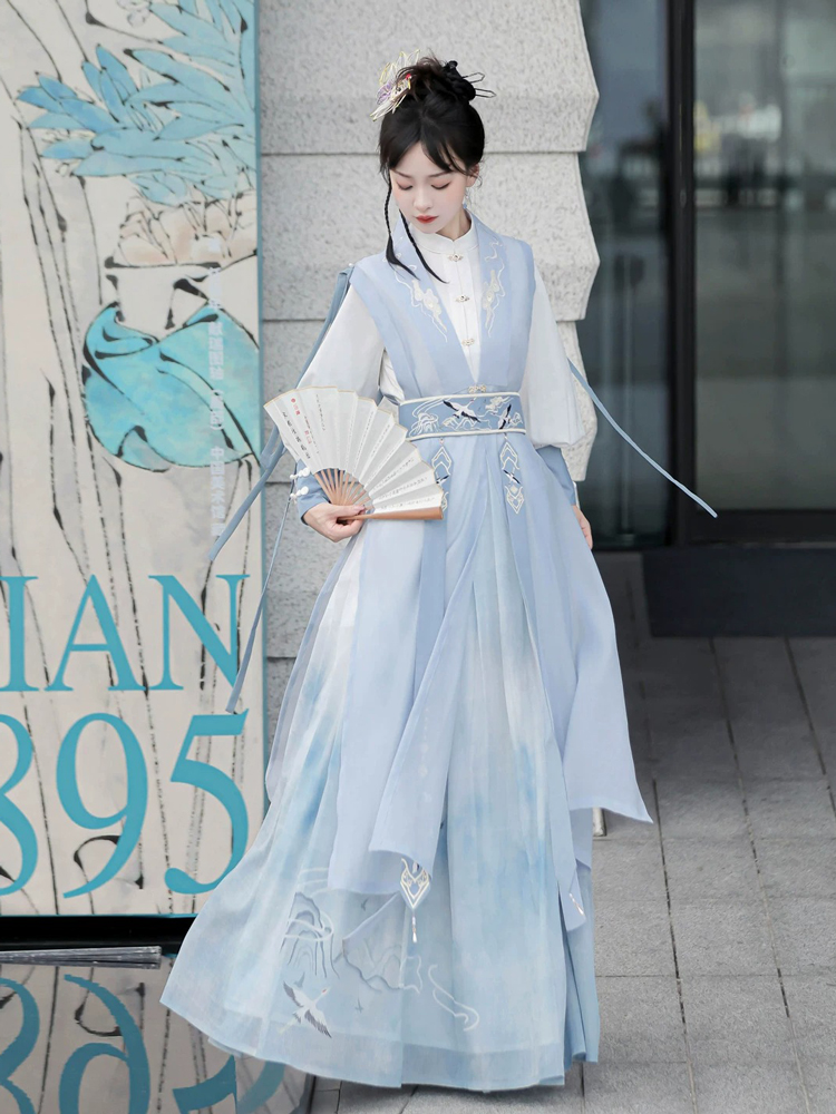Women Ruqun Spring Traditional Costume Wuxia Style