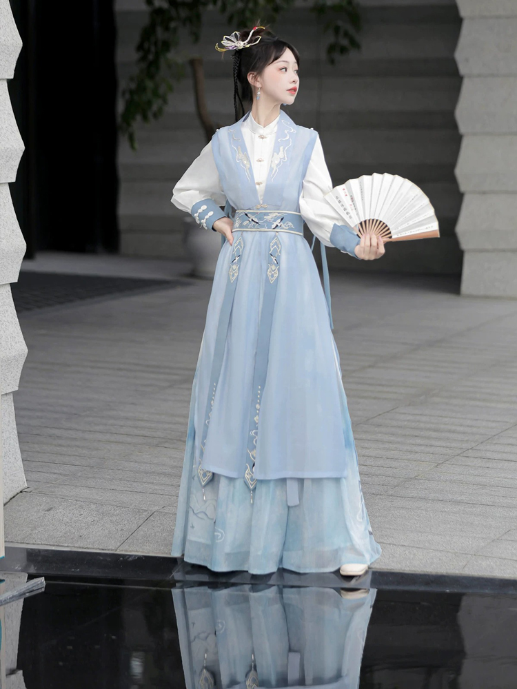 Women Ruqun Spring Traditional Costume Wuxia Style