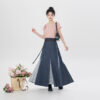 Women-Summer-Casual-Fashion-Hanfu-Round-Neck-Top-1 Women Summer Casual Fashion Hanfu Round-Neck Top