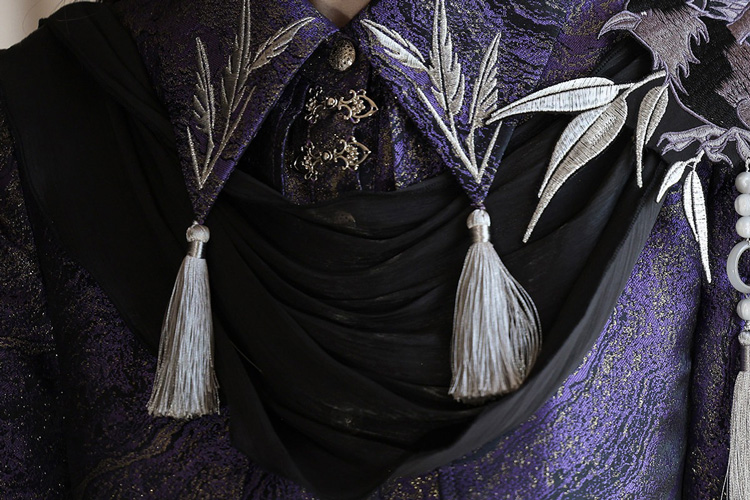 Women Summer Fashion PurpleToned Hanfu Set Edgy-Style Skirt