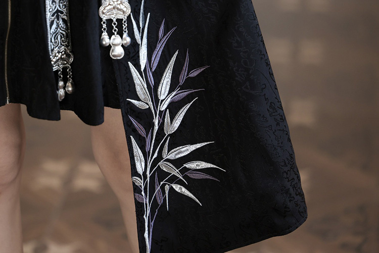 Women Summer Fashion PurpleToned Hanfu Set Edgy-Style Skirt