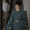 Men-Song-Dynasty-Style-Hanfu-Round-Neck-Robe-Classic-Minimalist-Set-3 Men Song Dynasty Style Hanfu Round-Neck Robe Classic Minimalist Set
