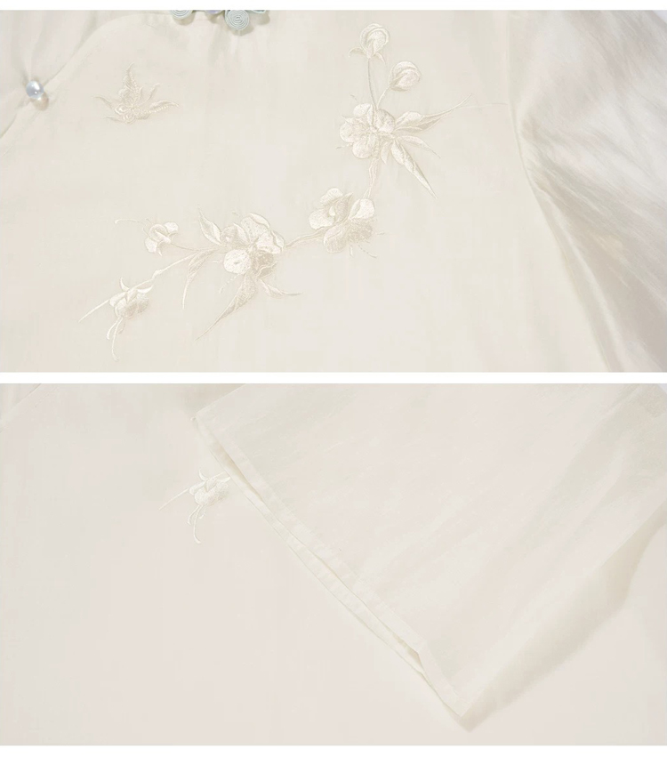 Modern Women Summer Hanfu Ming Dynasty Mamian Qun Style Casual Everyday Set