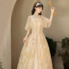 Summer Women Dress Set with Classic Hanfu Elements