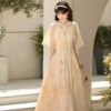 Summer Women Dress Set with Classic Hanfu Elements
