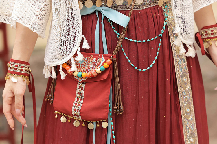 Summer Women Dunhuang-Style Hanfu Traditional Tang Dynasty Attire
