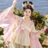 Summer-Women's-Tang-Dynasty-Hanfu-Fashion-Dress-Cute-Style-1 Summer Women's Tang Dynasty Hanfu Fashion Dress-Cute Style
