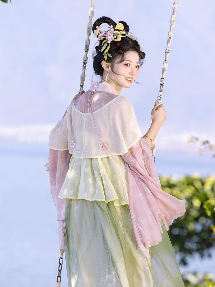 Summer Women's Tang Dynasty Hanfu Fashion Dress-Cute Style