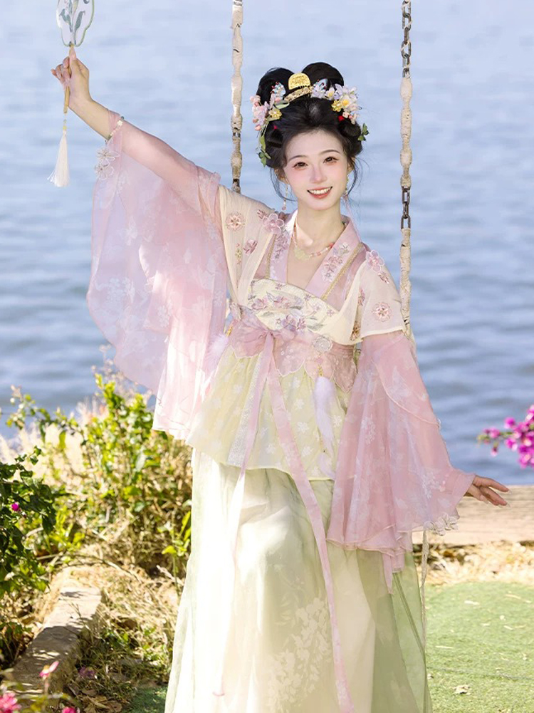 Summer Women's Tang Dynasty Hanfu Fashion Dress-Cute Style
