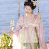 Summer-Women's-Tang-Dynasty-Hanfu-Fashion-Dress-Cute-Style-2 Summer Women's Tang Dynasty Hanfu Fashion Dress-Cute Style