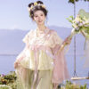 Summer-Women's-Tang-Dynasty-Hanfu-Fashion-Dress-Cute-Style-3 Summer Women's Tang Dynasty Hanfu Fashion Dress-Cute Style
