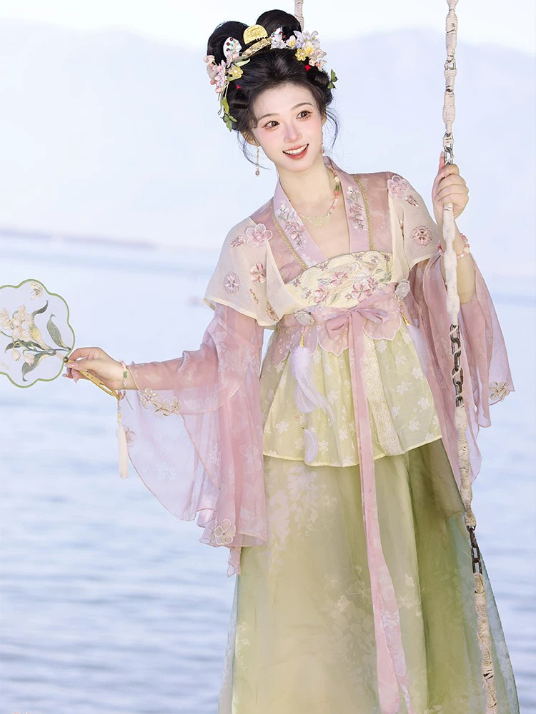 Summer Women's Tang Dynasty Hanfu Fashion Dress-Cute Style