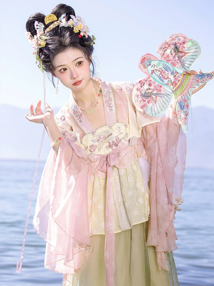 Summer Women's Tang Dynasty Hanfu Fashion Dress-Cute Style