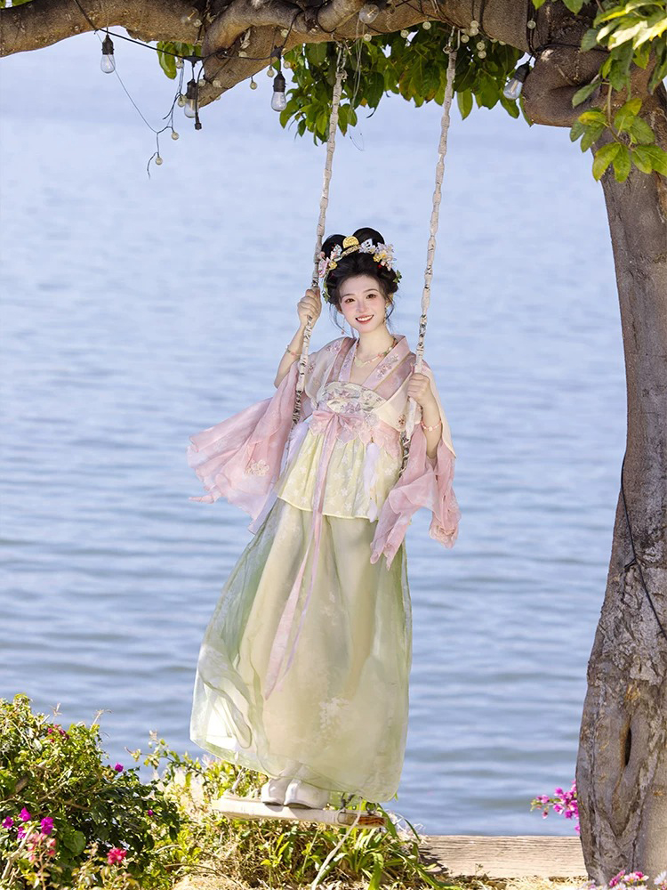 Summer Women's Tang Dynasty Hanfu Fashion Dress-Cute Style