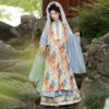 Traditional-Ming-Dynasty-Hanfu-Set-for-Women-Retro-Mamian-Qun-in-the-Style-of-Dream-of-the-Red-Chamber-1 Traditional Ming Dynasty Hanfu Set for Women Retro Mamian Qun in the Style of Dream of the Red Chamber