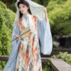 Traditional-Ming-Dynasty-Hanfu-Set-for-Women-Retro-Mamian-Qun-in-the-Style-of-Dream-of-the-Red-Chamber-4 Traditional Ming Dynasty Hanfu Set for Women Retro Mamian Qun in the Style of Dream of the Red Chamber