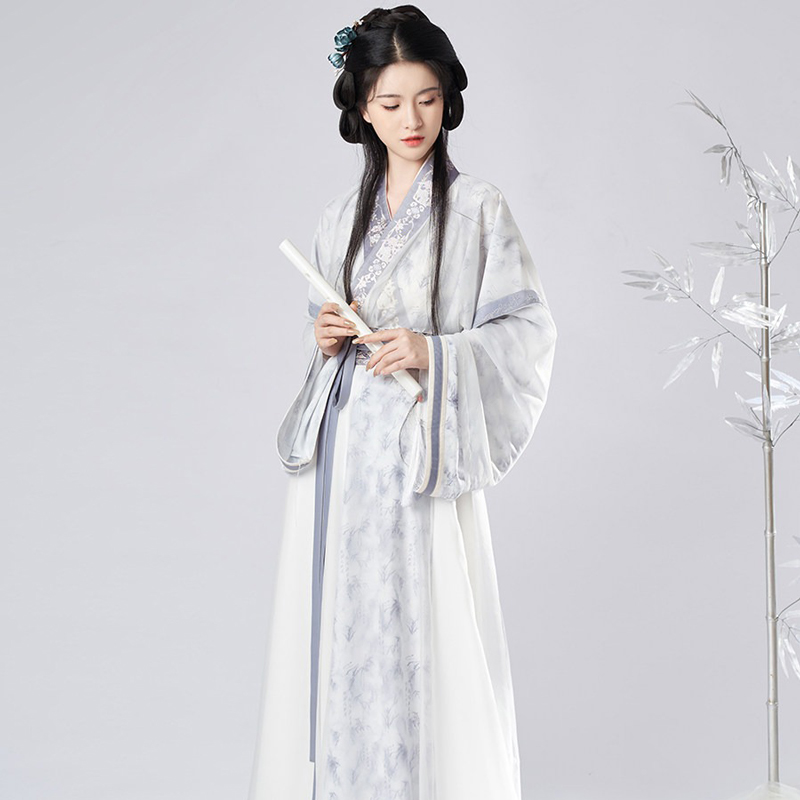 Women-Spring-Wuxia-Style-Jin-Dynasty-Hanfu-Set-Simple-Elegant-Dress-3 Women Spring Wuxia Style Jin Dynasty Hanfu Set Simple Elegant Dress