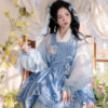 Women Summer Fashion Hanfu Set Ming Dynasty-Style Short Skirt