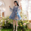 Women Summer Fashion Hanfu Set Ming Dynasty-Style Short Skirt