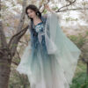 Women-Summer-Hanfu-Tang-Dynasty-Hezi-Qun-Ethereal-Butterfly-Set-2 Women Summer Hanfu Tang Dynasty Hezi Qun Ethereal Butterfly Set