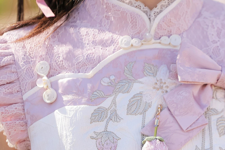 Women Summer Retro Qipao with Chinese-Inspired and Strawberry-Themed Casual Set