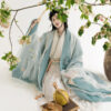 Women Wuxia-Style Hanfu Song Dynasty-Inspired Wide-Sleeved Elegant Couple Set